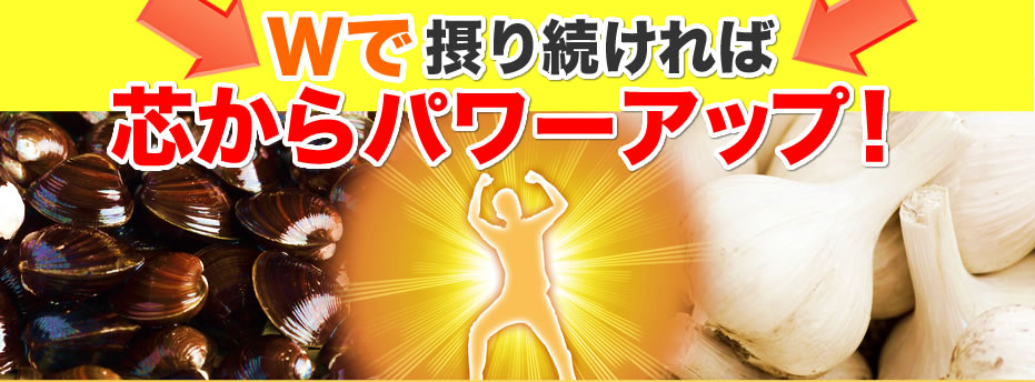 Wで摂り続ければ芯からパワーアップ